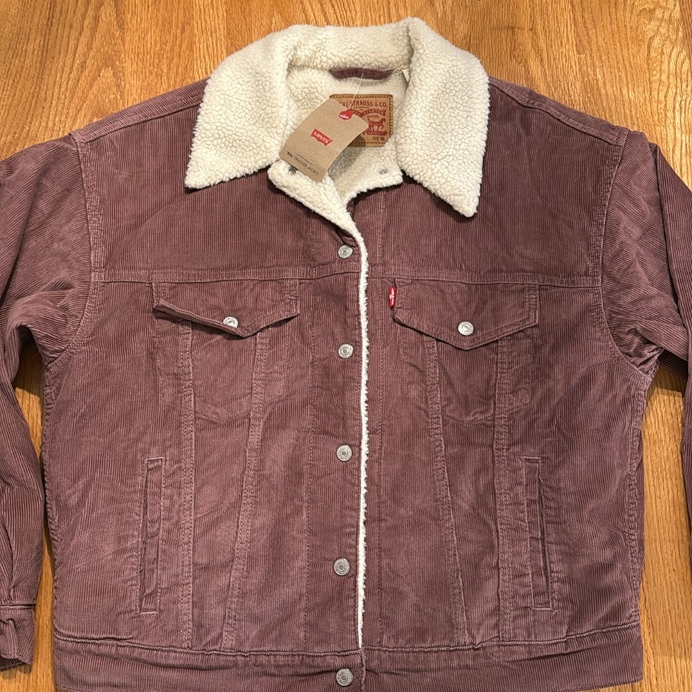 Levi’s 90s Sherpa Trucker Jacket - Rose Taupe